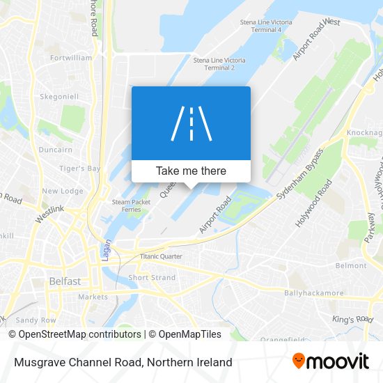 Musgrave Channel Road map