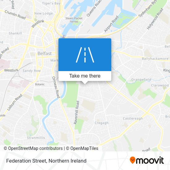 Federation Street map