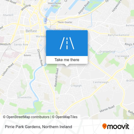 Pirrie Park Gardens map