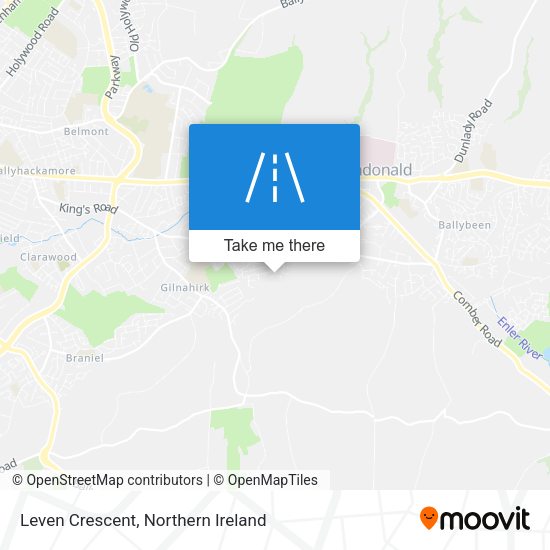 Leven Crescent map