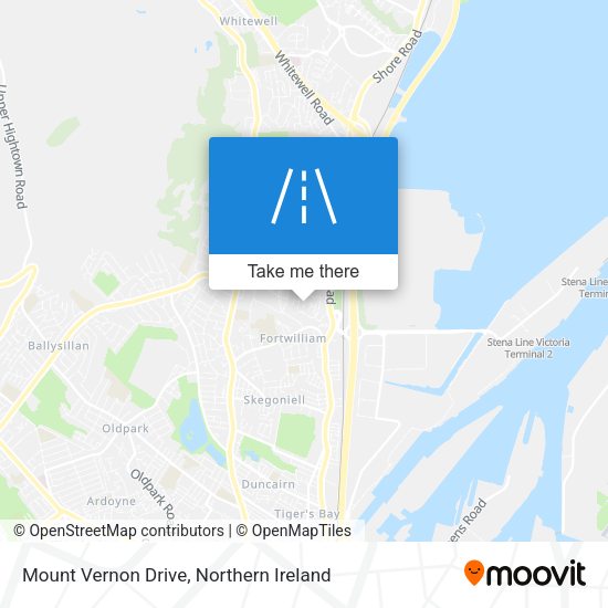 Mount Vernon Drive map