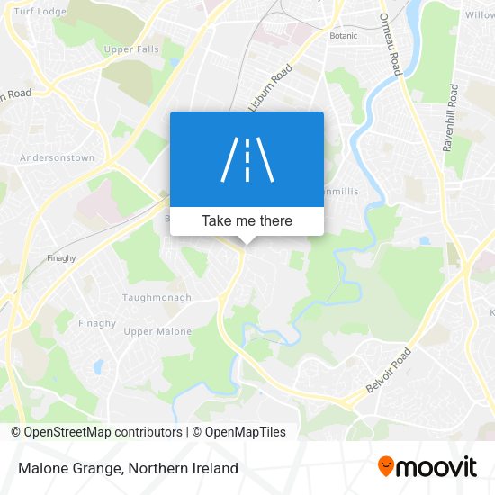Malone Grange map