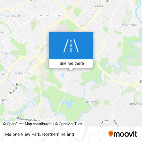 Malone View Park map