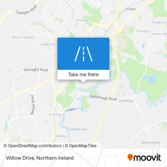 Willow Drive map