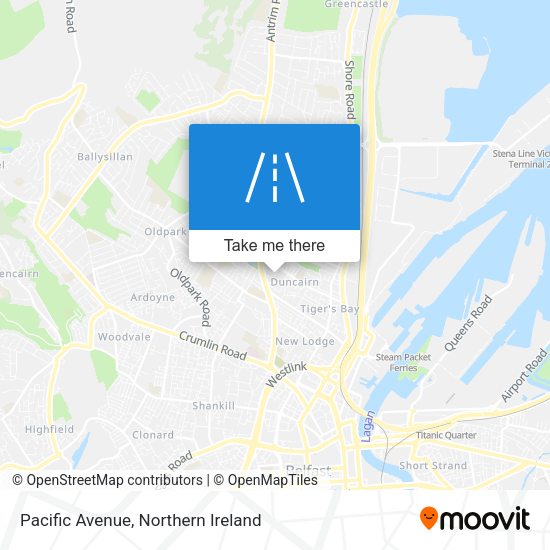 Pacific Avenue map