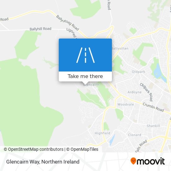 Glencairn Way map