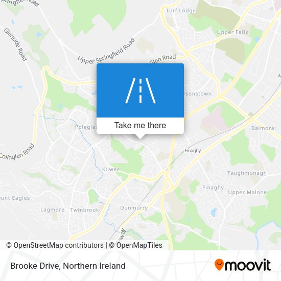 Brooke Drive map