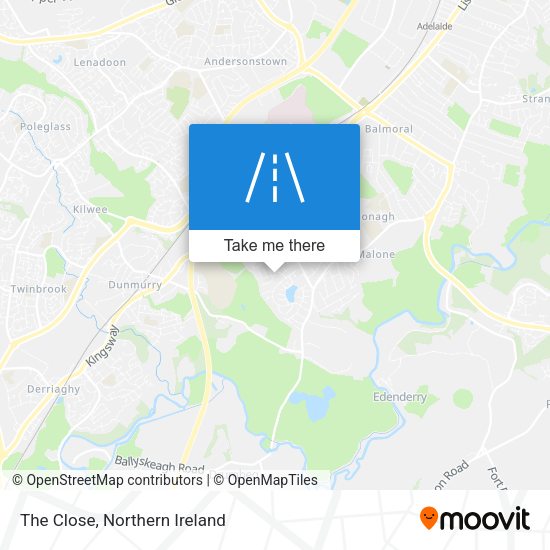 The Close map