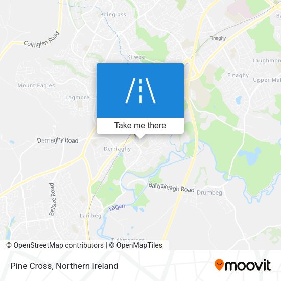 Pine Cross map