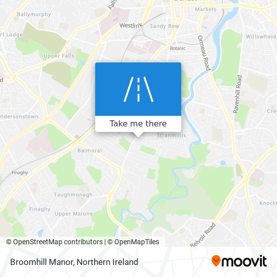 Broomhill Manor map