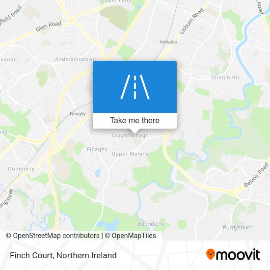 Finch Court map