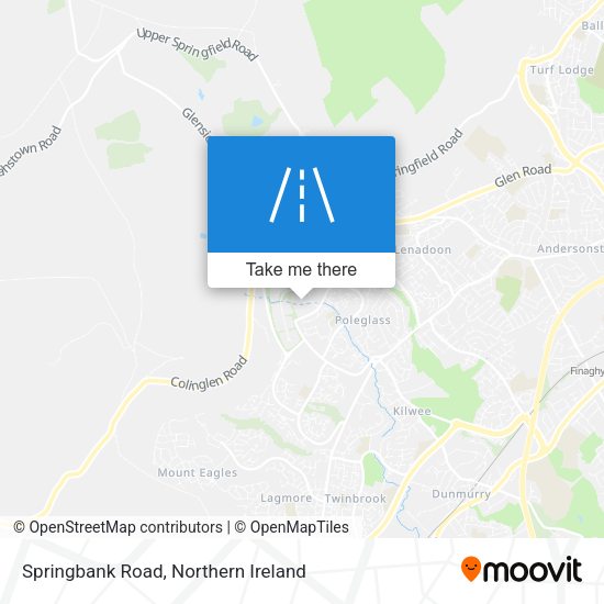 Springbank Road map