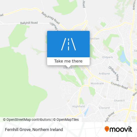 Fernhill Grove map