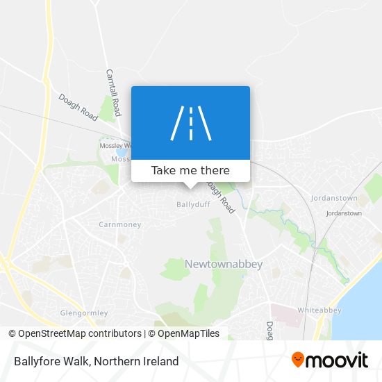 Ballyfore Walk map