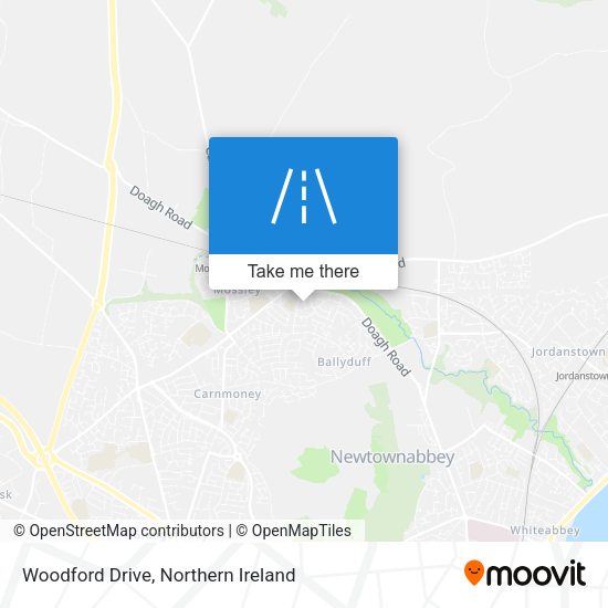 Woodford Drive map