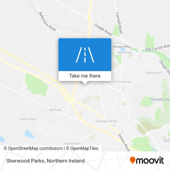 Sherwood Parks map
