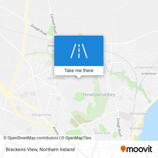 Brackens View map