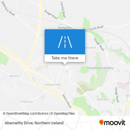 Abernethy Drive map