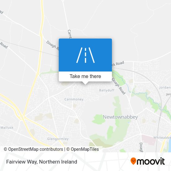 Fairview Way map