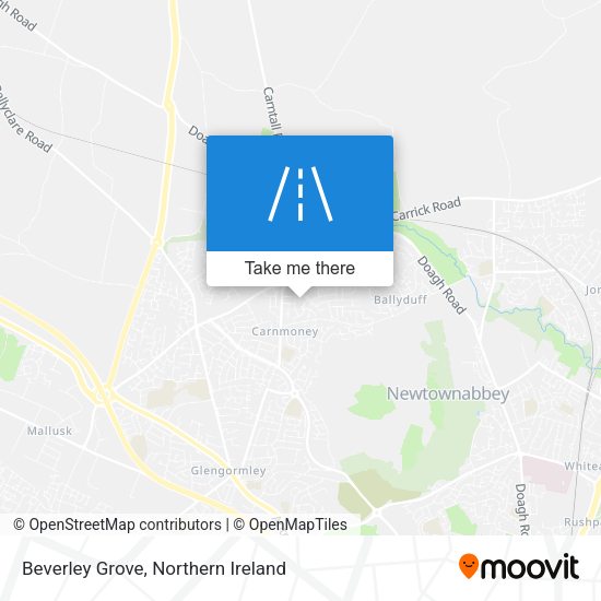 Beverley Grove map