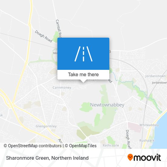 Sharonmore Green map