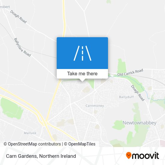 Carn Gardens map