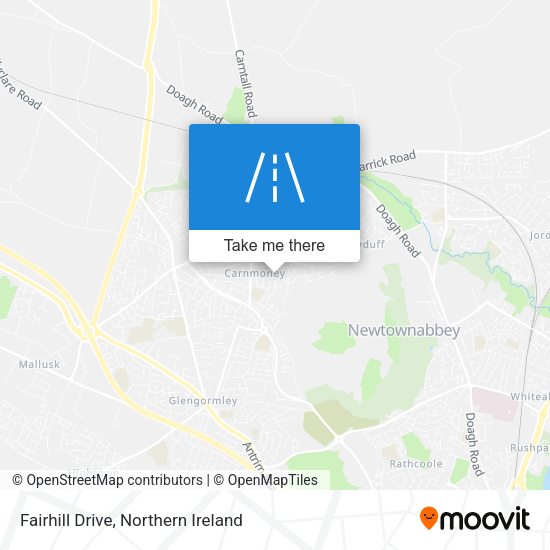 Fairhill Drive map