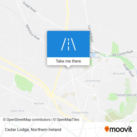 Cedar Lodge map