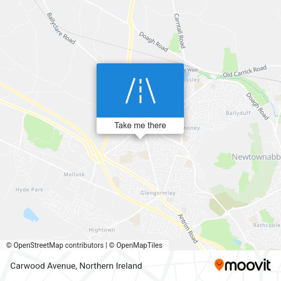 Carwood Avenue map