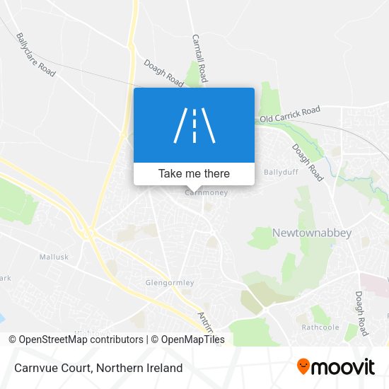 Carnvue Court map