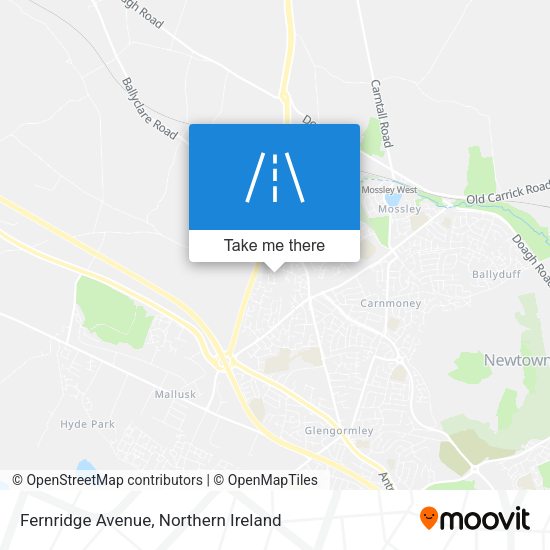 Fernridge Avenue map