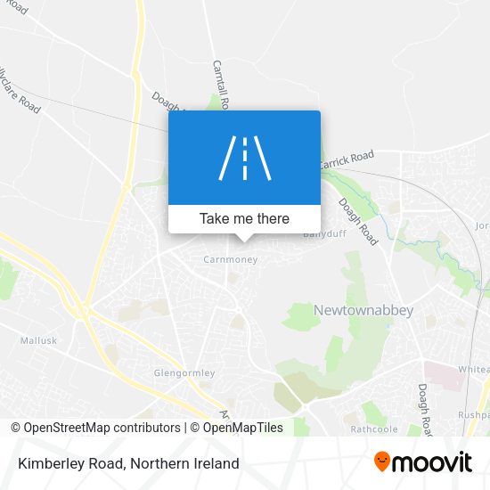Kimberley Road map