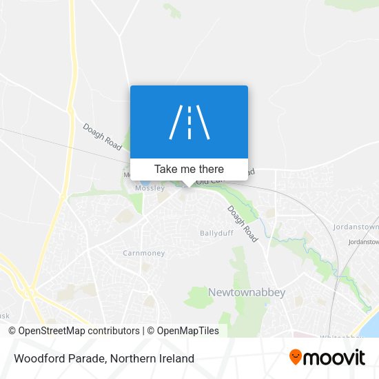 Woodford Parade map