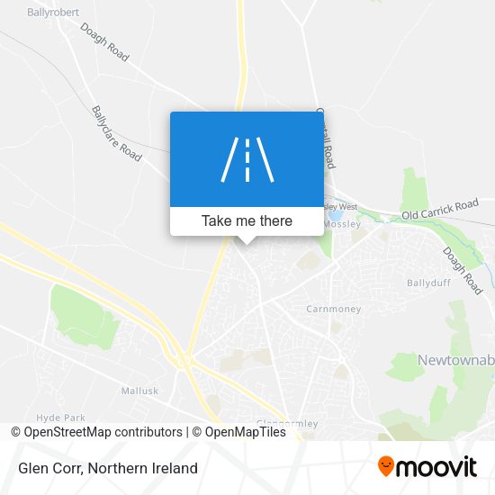 Glen Corr map