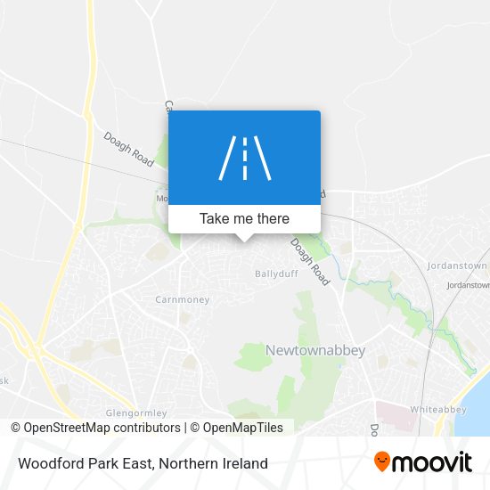 Woodford Park East map