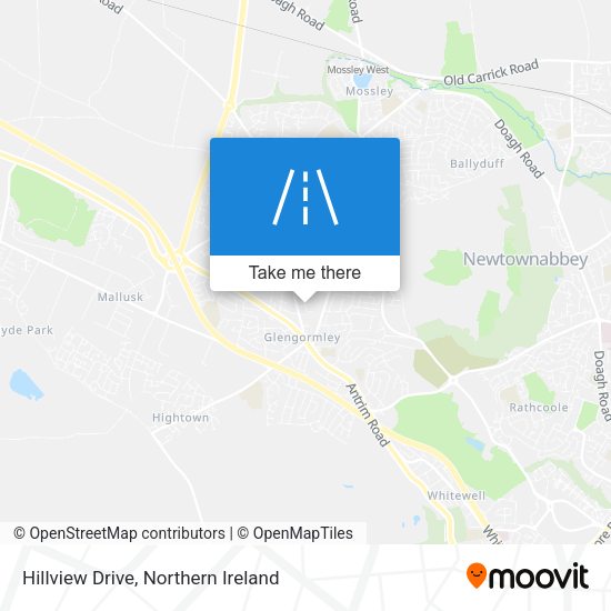 Hillview Drive map