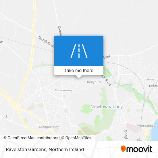Ravelston Gardens map