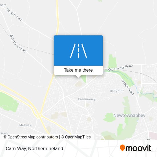 Carn Way map