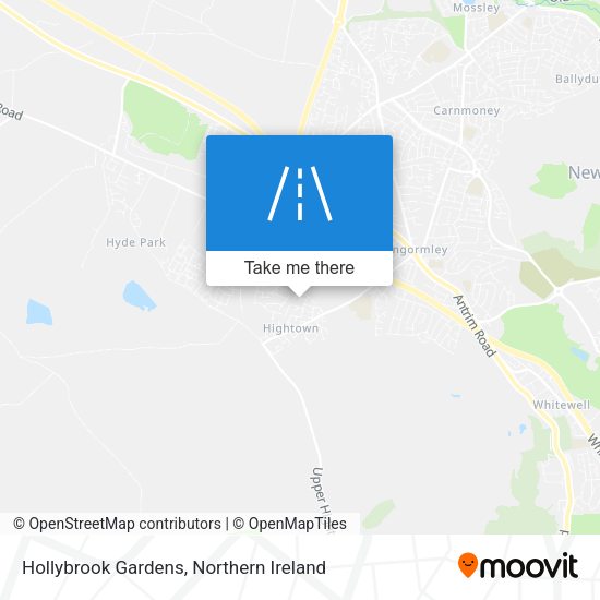 Hollybrook Gardens map