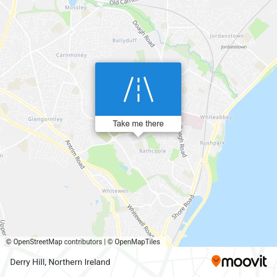 Derry Hill map