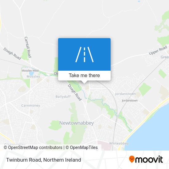 Twinburn Road map