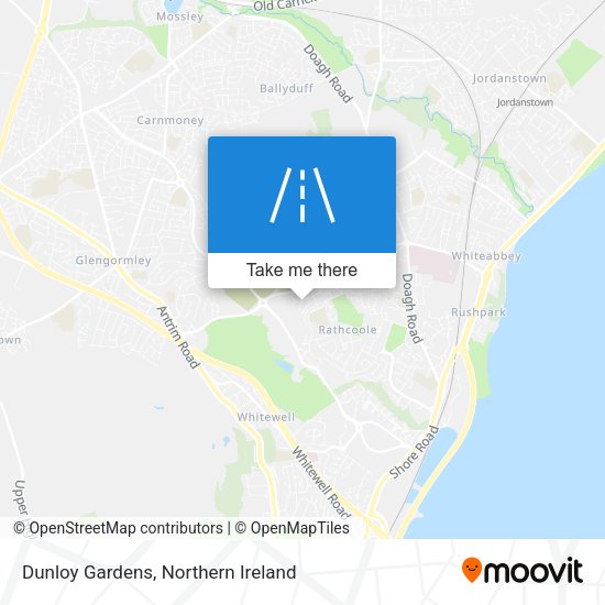 Dunloy Gardens map