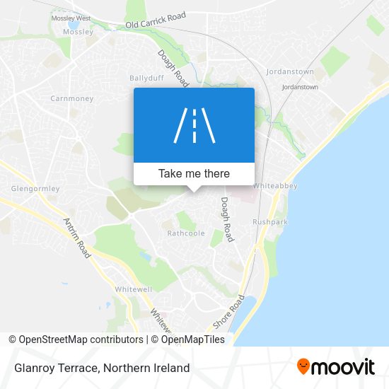 Glanroy Terrace map
