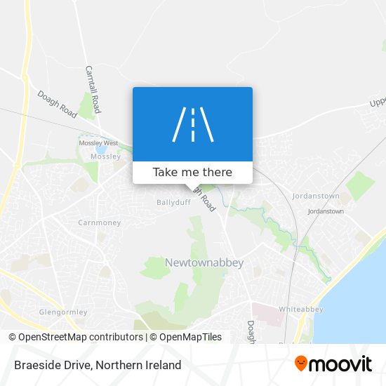 Braeside Drive map