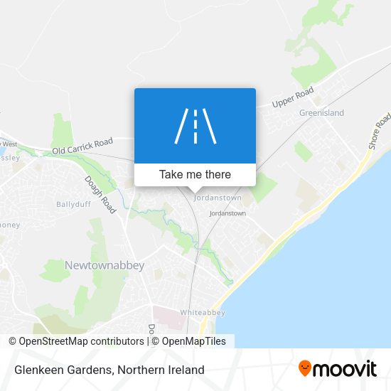 Glenkeen Gardens map