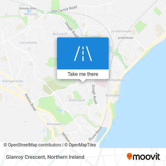 Glanroy Crescent map