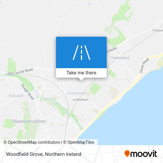 Woodfield Grove map