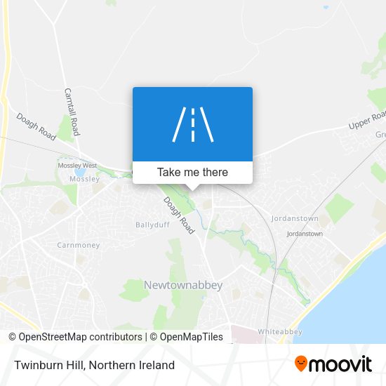 Twinburn Hill map