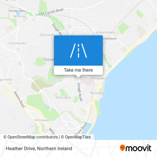 Heather Drive map