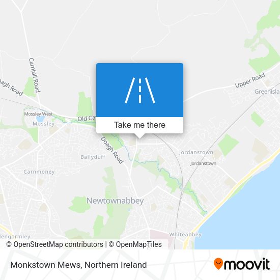 Monkstown Mews map
